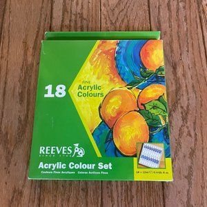18 Fine Acrylic Colours 0.4 fl. oz. Tubes Set